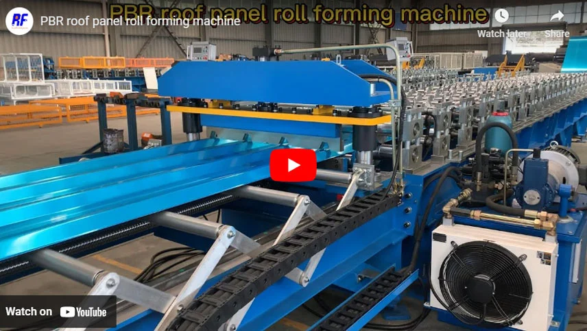 PBR Roof Panel Roll Forming Machine