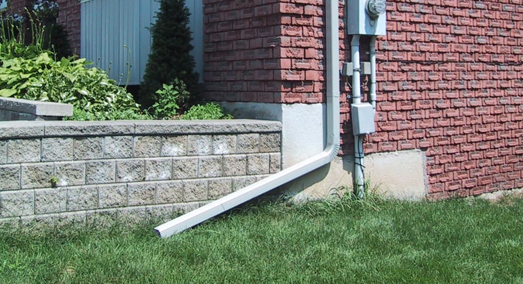 Round Downspout and Rectangle Downspout