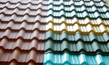 China Sample Colored Tiles By Metal Roofing Tile Former