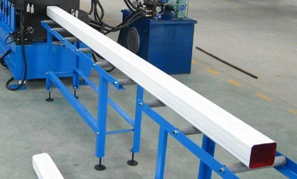 China Rectangular Downpipes By Rectangular Downpipe Forming Machine