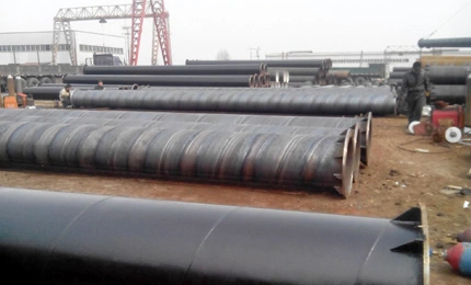 Large Diameter Spiral Welded Steel Pipes By Large Diameter Spiral Pipe Mill Supplier In China