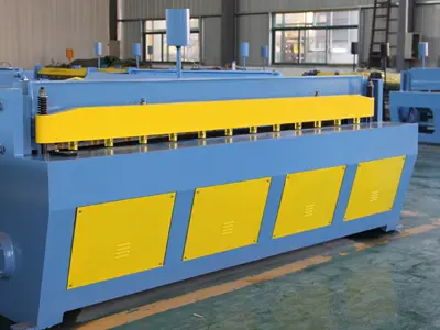 Analysis of the Structure of Hydraulic Plate Shearing Machine